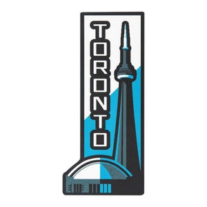 Toronto Sticker: Weatherproof Vinyl Travel Decal (3.5