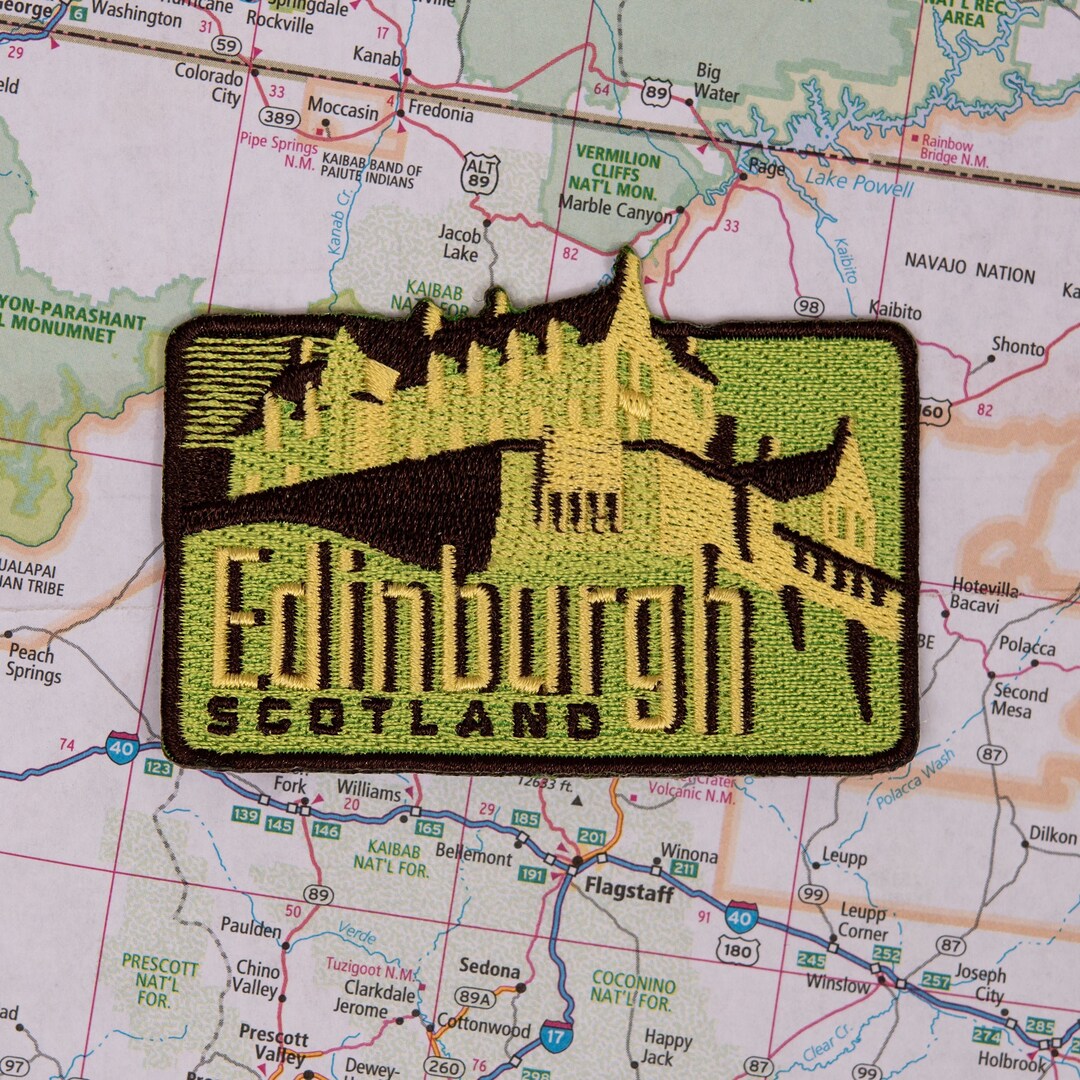 Edinburgh Scotland Patch Etsy