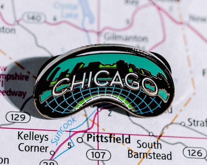 Chicago Enamel Pin