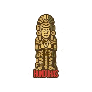 Honduras Sticker: Mayan Ruins Weatherproof Vinyl Decal - Etsy