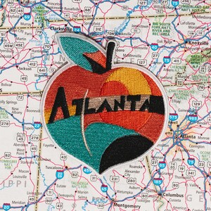 Atlanta Falcons NFL Iron On Patch – 3" Embroidered, Multi-Color, Unisex