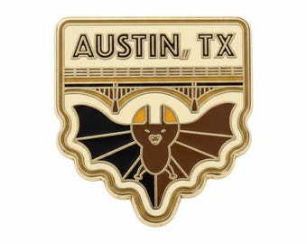 Austin Enamel Pin