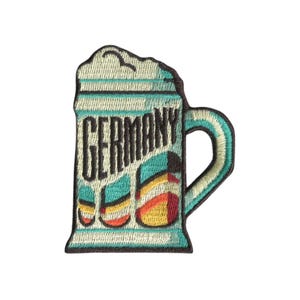 Germany Patch: Embroidered Iron-On Travel Souvenir