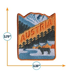Austria Iron-On Patch