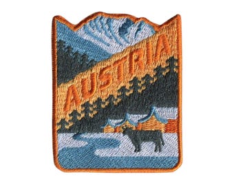 Austria Iron-On Patch