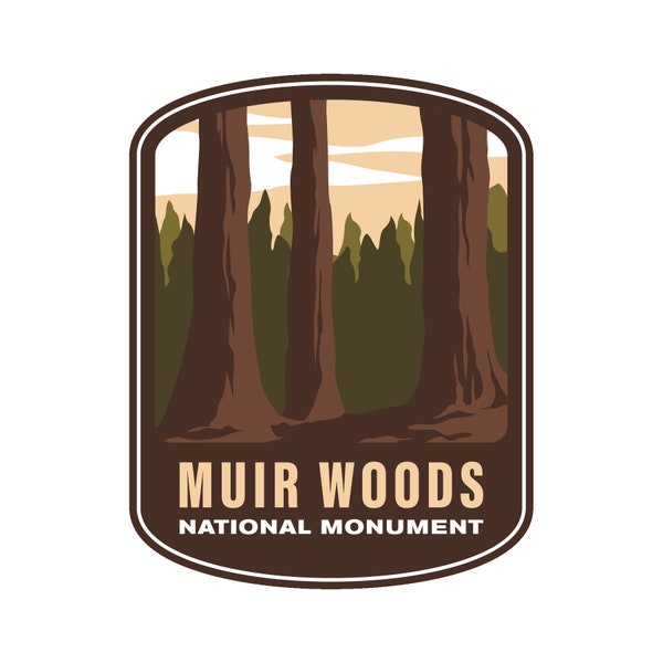 Muir Woods National Monument Vinyl Sticker