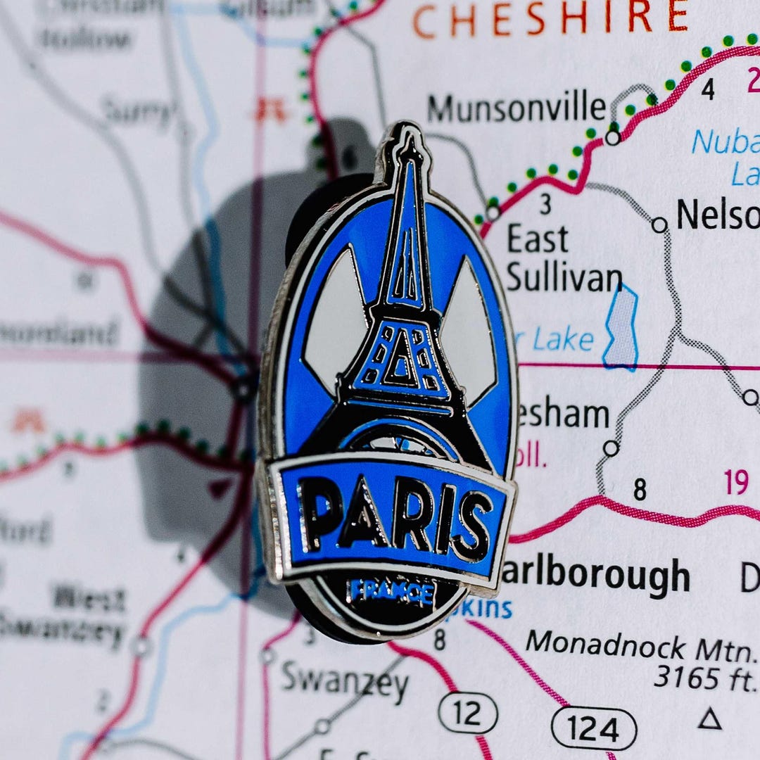 Fr Pin Paris France Enamel Pin - Etsy