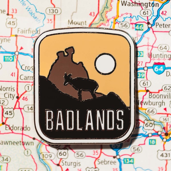 Badlands National Park Enamel Pin