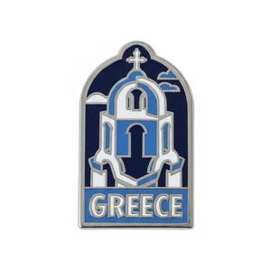 Greece Enamel Pin