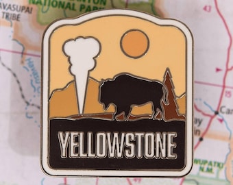 Yellowstone National Park Enamel Pin