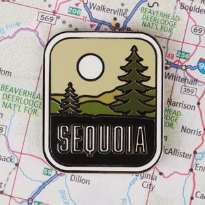 Sequoia National Park Enamel Pin