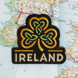 アイルランドパッチ：シャムロック旅行土産