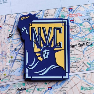 New York City PVC Fridge Magnet