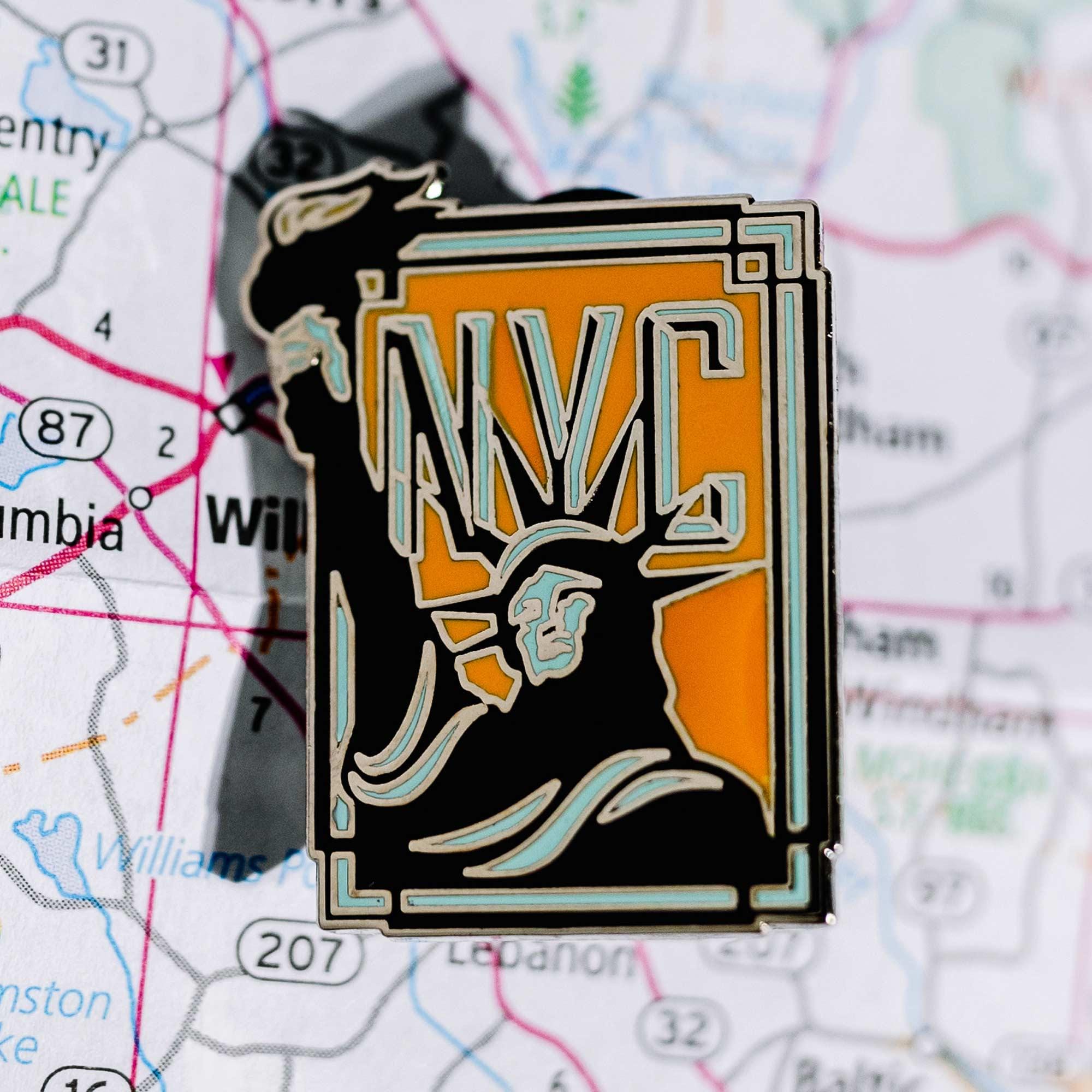 New york pin - Etsy 日本