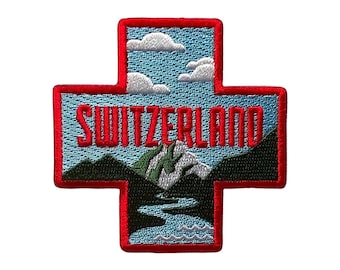 Toppa Svizzera: souvenir di viaggio ricamato