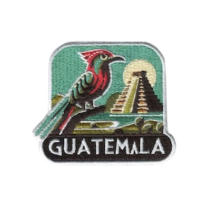 Guatemala Patch: Embroidered Travel Souvenir