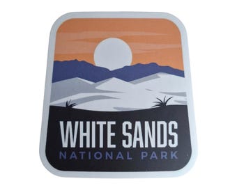 Pegatina del Parque Nacional White Sands