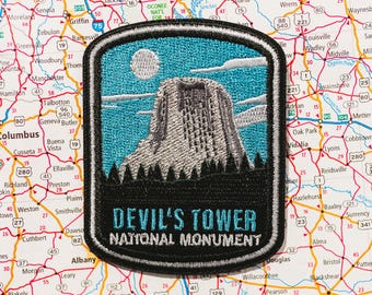 Devil's Tower National Monument Iron On Patch