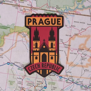 Prague Czech Republic Sticker