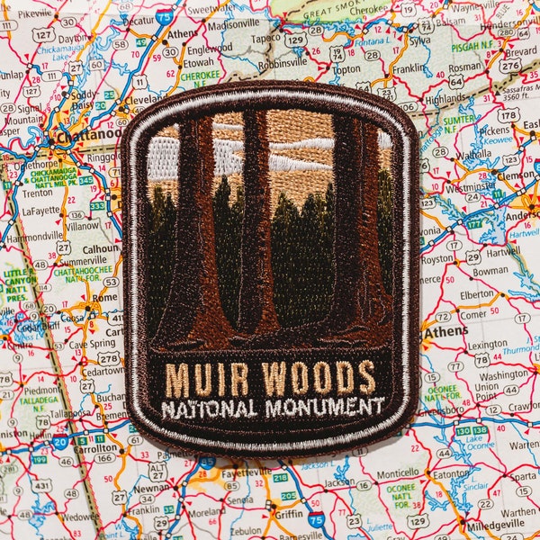 Muir Woods National Monument Iron On Patch