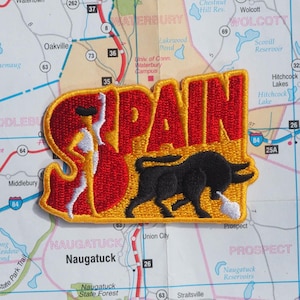 Toppa da viaggio in Spagna: ricamo Matador e Toro