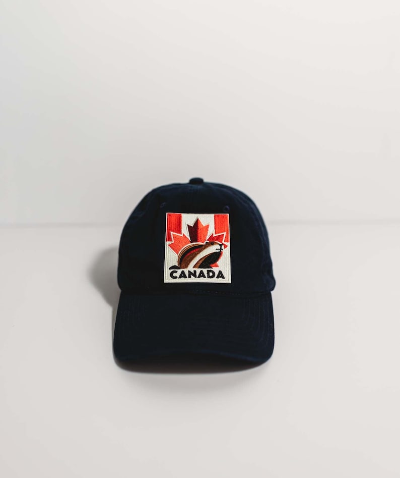 Canada Patch: Embroidered Maple Leaf & Beaver, Iron-On Travel Souvenir