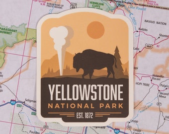 Yellowstone National Park Sticker