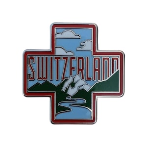 Switzerland Enamel Pin