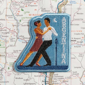 Geborduurde patch Argentijnse tango