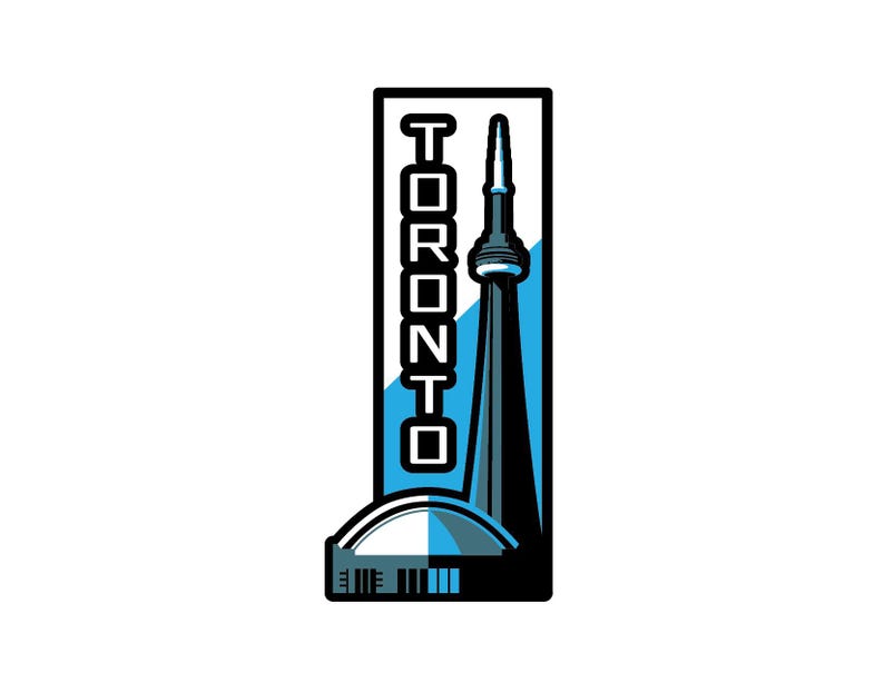Toronto Sticker Png Toronto Sticker: Weatherproof Vinyl Travel Decal (3.5