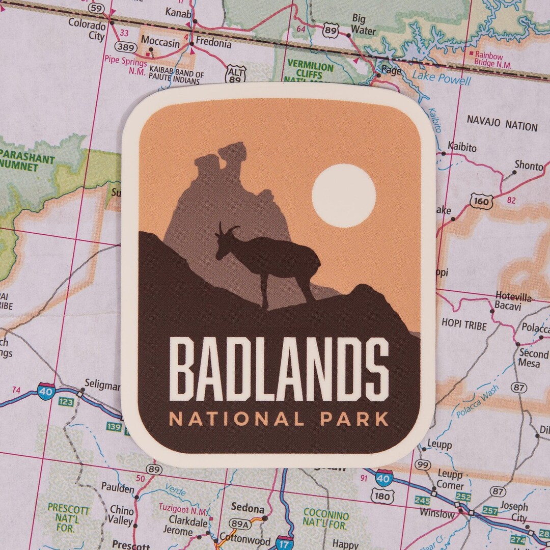 Badlands National Park Sticker - Etsy