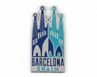 FCバルセロナ クレストピン、金メッキシルバーサッカーチームバッジ