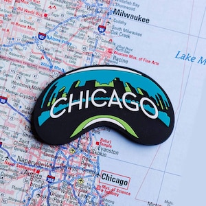 Chicago PVC Fridge Magnet