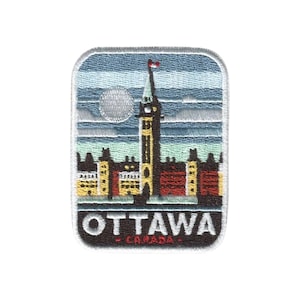 Parche de Ottawa, recuerdo de viaje de Canadá, para planchar