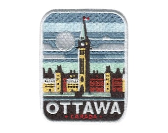 Parche de Ottawa, recuerdo de viaje de Canadá, para planchar