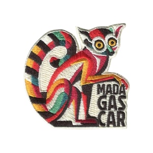 Madagaskar Lemur Aufnäher zum Aufbügeln