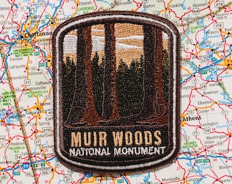 Muir Woods National Monument Iron On Patch