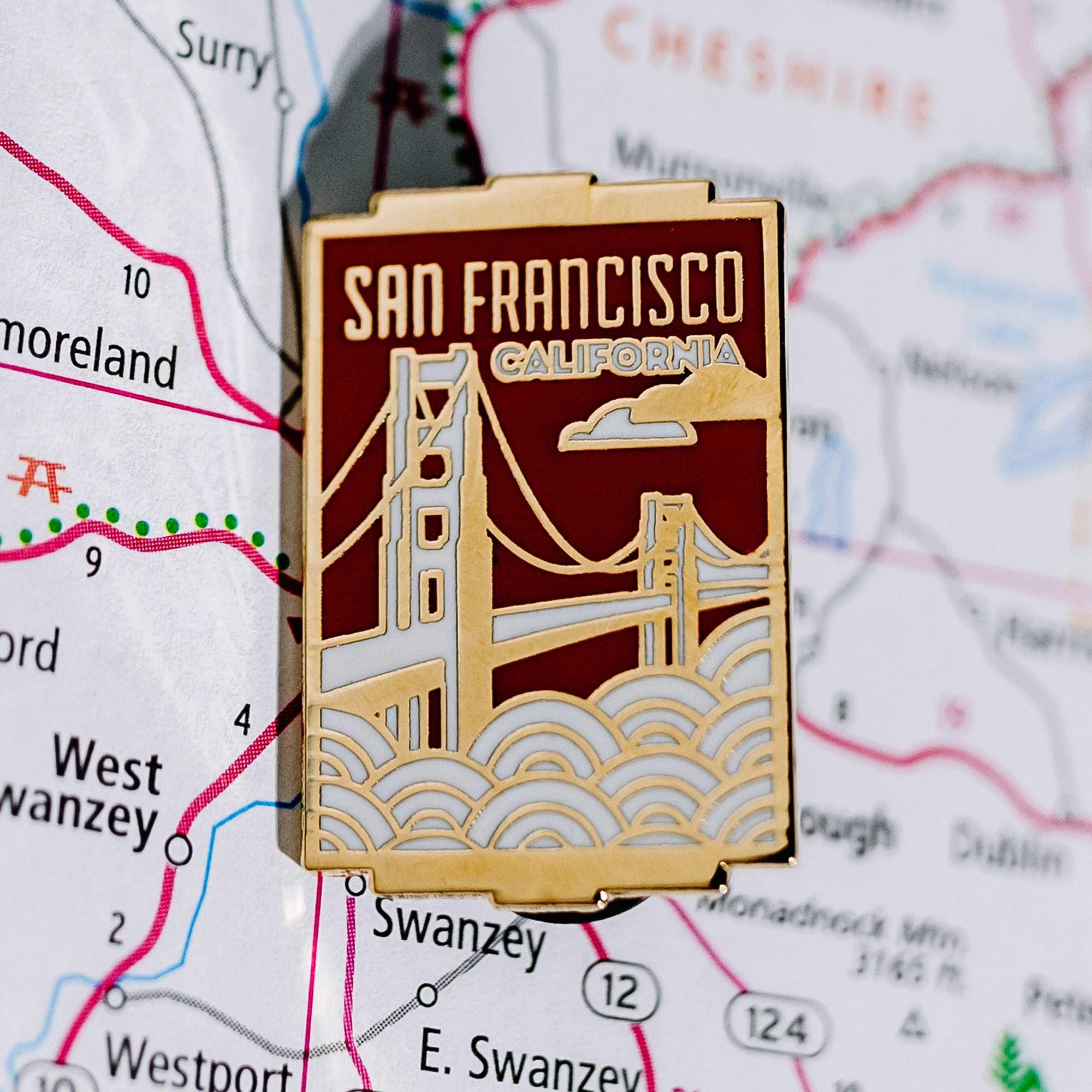 Magnete Da Frigo San Francisco – Modello Big City, Souvenir Degli Stati Uniti (California), Calamita Collezionabile - 5