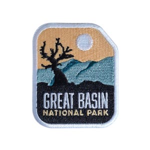 Basin National Park Patch – Embroidered Iron-On Souvenir