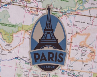 Paris France Sticker