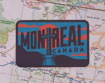 Montreal Quebec Sticker