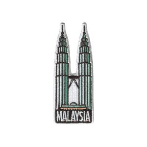 Malaysia Patch: 3D Embroidered Travel Souvenir