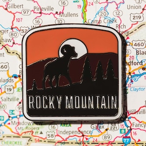 Rocky Mountain National Park Enamel Pin