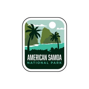 American Samoa National Park Sticker