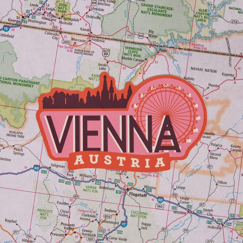 Windows Vienna Sticker Vienna Austria Sticker - Etsy