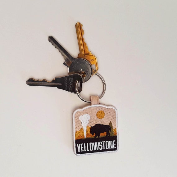 Yellowstone National Park Keychain