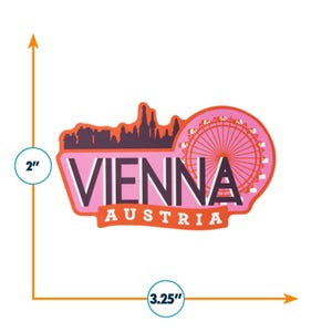 Sticker Wienna Vienna Austria Sticker - Etsy
