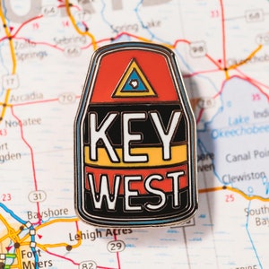 Key West Florida Enamel Pin
