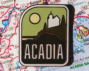 Acadia Nationalpark Emaille Pin
