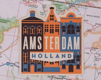 Amsterdam The Netherlands Sticker